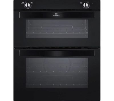 NEW WORLD  NW701DO Electric Built-under Double Oven - Black